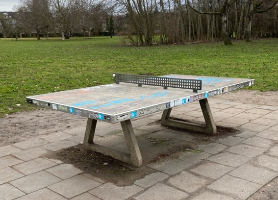 Tischtennisplatte Johannes Giesberts Park